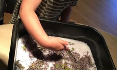 Lavender Paper Making