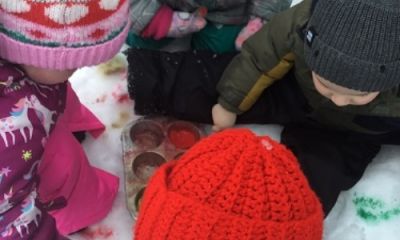 From Snowflakes to Paintbrushes: Toddlers Exploring Winter Through Art