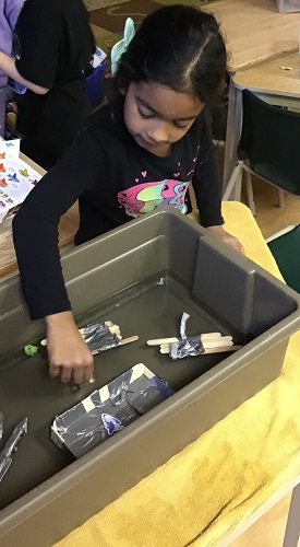 JKK making her boat float