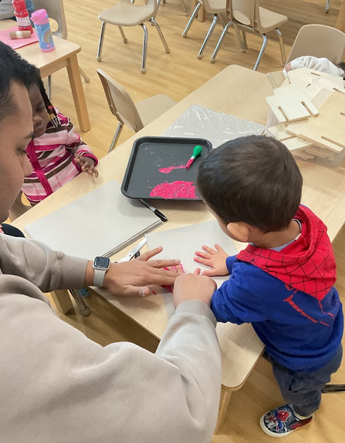 assisted hand prints
