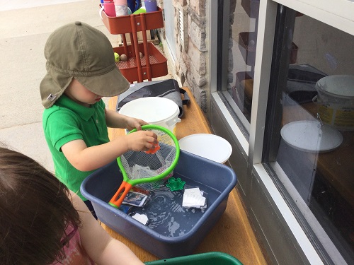 fishing for sea creatures
